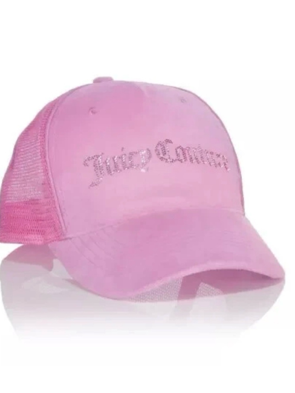 Juicy Couture Pink Trucker Hat Y2K Coquette Fairycore Mcbling